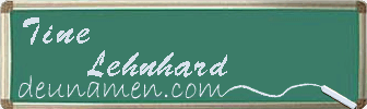 Tine Lehnhard Visitenkarte
